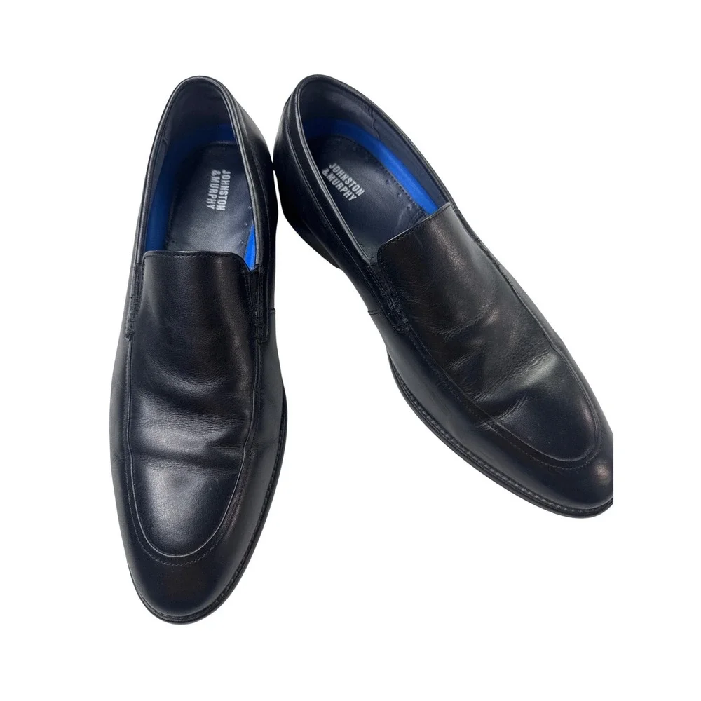 Johnston & Murphy Stockton Venetian Loafer, Men's Size 11.5 M, Black MSRP $149‎